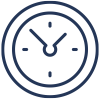 Pictogramme représentant une horloge